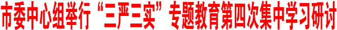 商洛市委中心組舉行“三嚴(yán)三實(shí)”專題教育第四次集中學(xué)習(xí)研討
