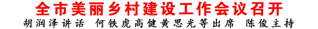 全市美麗鄉村建設工作會議召開