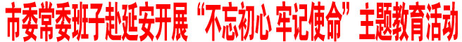 市委常委班子赴延安開(kāi)展“不忘初心 牢記使命”主題教育活動(dòng)