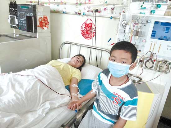 采集造血干細胞第一天，小天宇來給我加油打氣！采集造血干細胞第一天，小天宇來給我加油打氣！